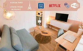 Appart' Hôtel Pink Cosy 5min RER Proche Paris