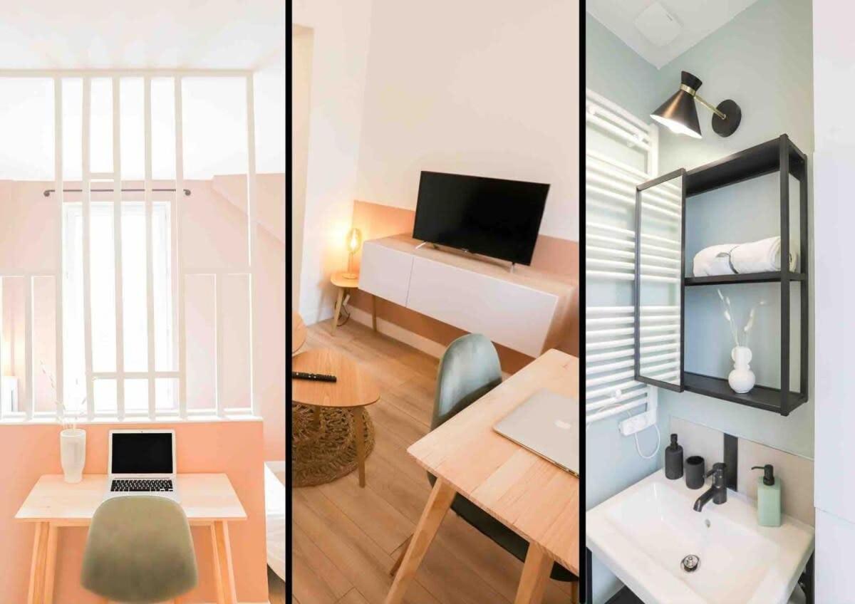Appart' Hôtel Pink Cosy 5min RER Proche Paris Aubervilliers Extérieur photo